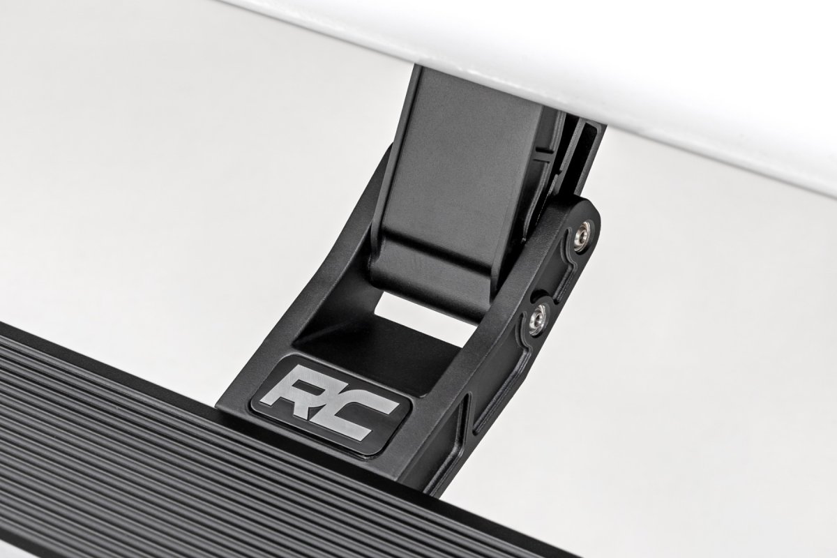 Ford F-150 Lightning Power Running Boards - Rough Country - HT-Series - 4WD - '22-'26